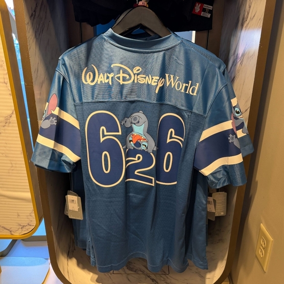 Disney Parks Stitch Football Jersey Unisex